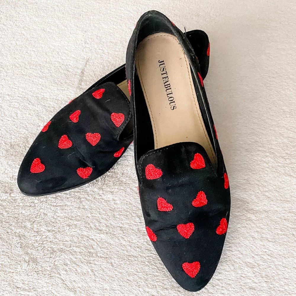 JustFab Heartley Flat